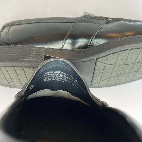 Nunn Bush Men's Black Loafers Size 11 W USED excellent condition - Picture 8 of 8